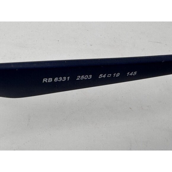 Ray-Ban RB6331 Eyeglass Frames Only 54-19-145 Half Rim Black 2503 main image 13